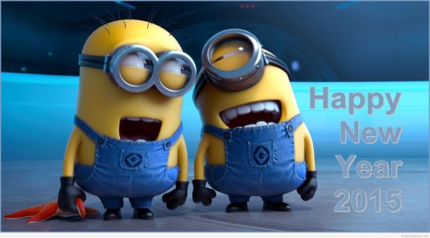 Happy-Minion-wallpaper-and-Happy-New-Year-2015